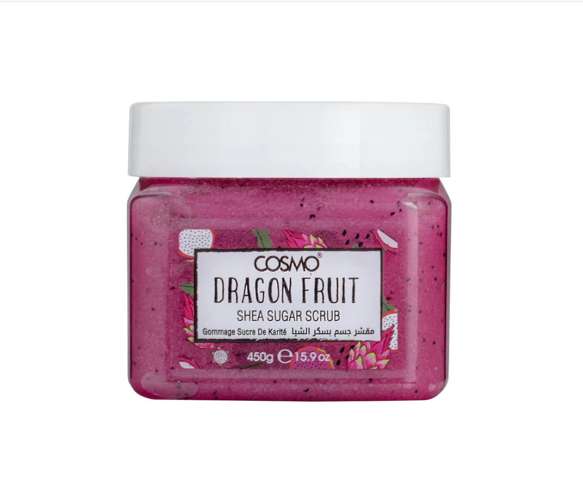 Dragon Fruit Shea Sugar Scrub by Cosmo 450g