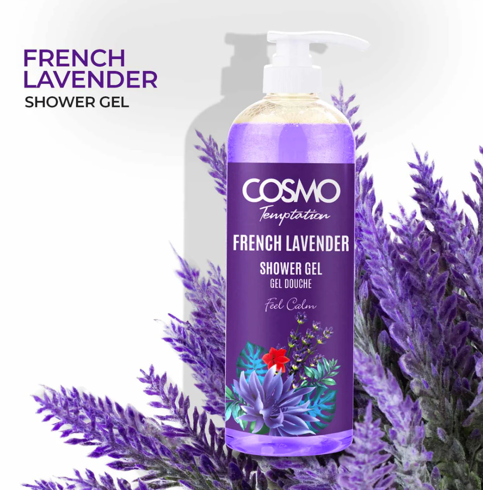 Temptation French Lavender Shower Gel by Cosmo 1000ml