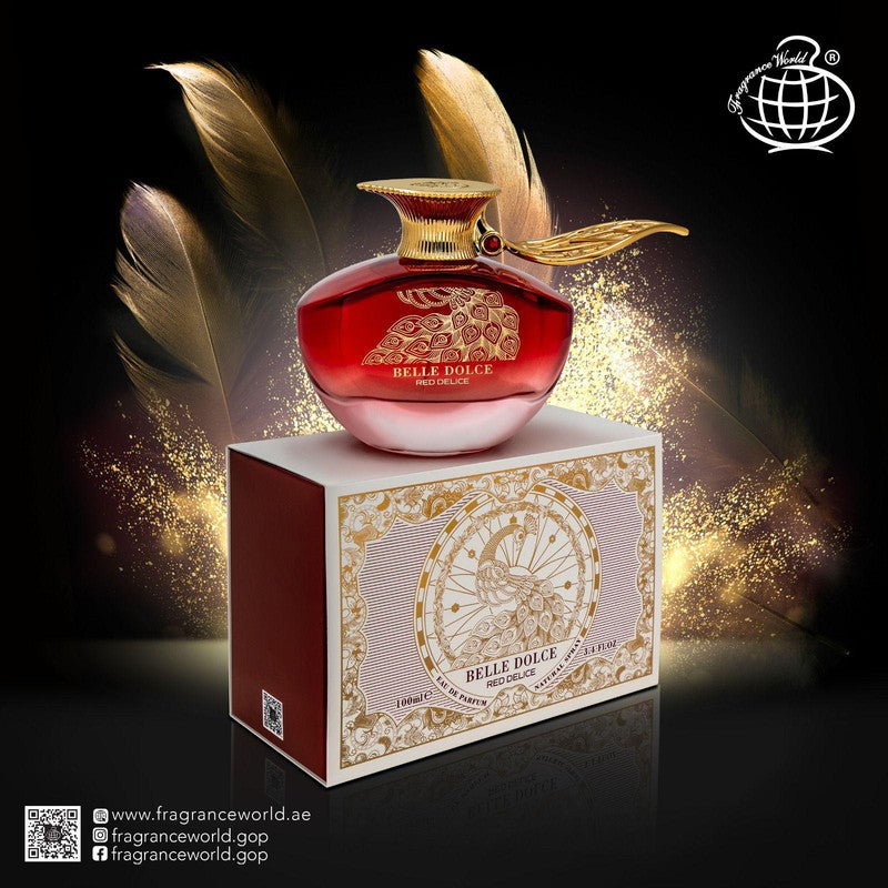 FW Belle Dolce Red Delice perfumed water for women 100ml - Royalsperfume World Fragrance Perfume