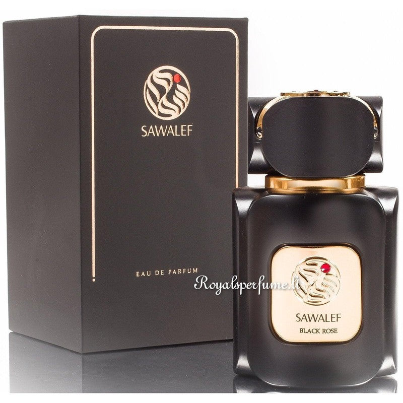 Swiss Arabian Sawalef Black Rose perfumed water unisex 80ml - Royalsperfume Swiss Arabian Perfume